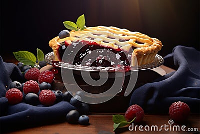 Tempting tableau a chilled glass of milk on the table Stock Photo