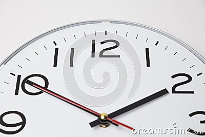 Ten minutes to two clock Stock Photo