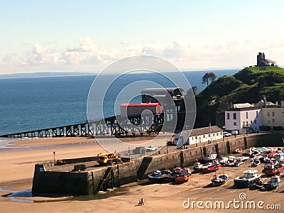 Tenby beach Stock Photo