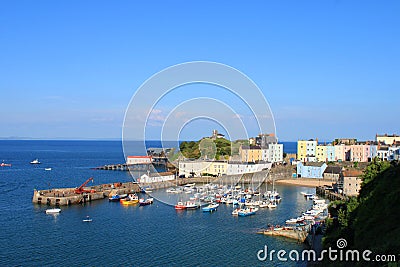 Tenby Harbour 4926 Stock Photo