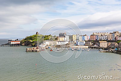 Tenby Wales Stock Photo