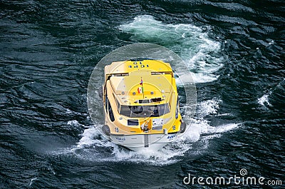 Tender boat Editorial Stock Photo