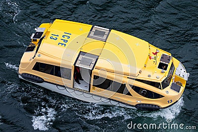 Tender boat Editorial Stock Photo