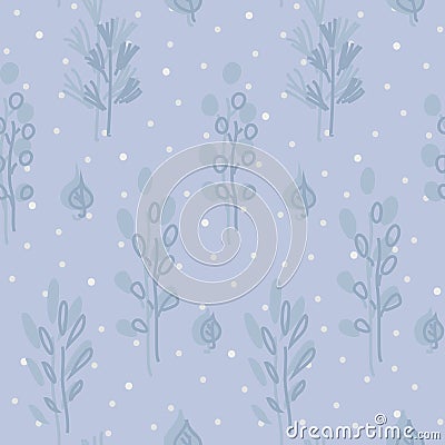 Tender floral pattern Vector Illustration