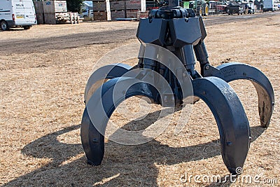 Very large industrial mechanical grabber Editorial Stock Photo