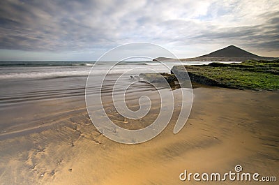 Tenerife El Medano beach Stock Photo