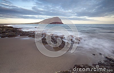 Tenerife El Medano beach Stock Photo