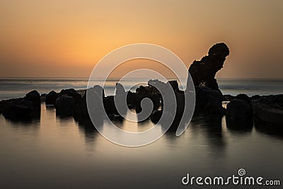 Tenerife sunset Stock Photo