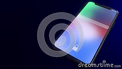 Tenga acceso concedió la notificación surge en la pantalla de un smartphone moderno Animación conceptual 3D libre illustration Tenga acceso concedió la notificación surge en la pantalla de un smartphone moderno Animación conceptual 3D libre illustration