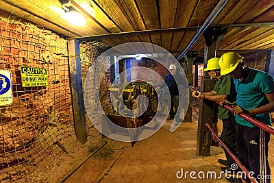 Tennant Creek Former Miner tour Editorial Stock Photo