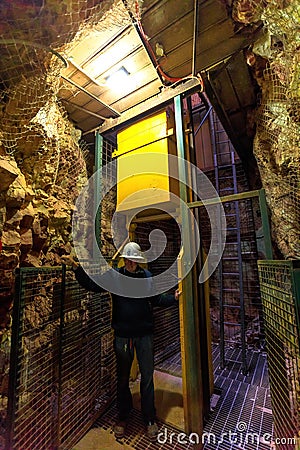 Tennant Creek mine elevator Editorial Stock Photo