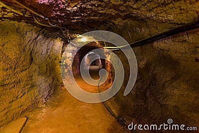 Tennant Creek mine underground cave Editorial Stock Photo