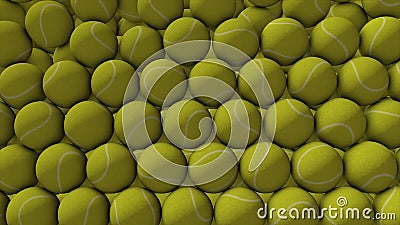 Tennis Ball Animation Filling Up Spaces. Stock Footage - Video of fall,  filling: 203688154