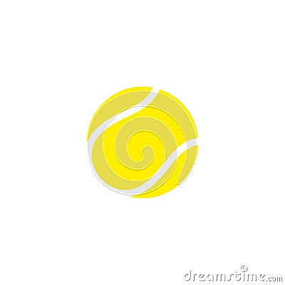 Tennis ball. Icon Vector Illustration