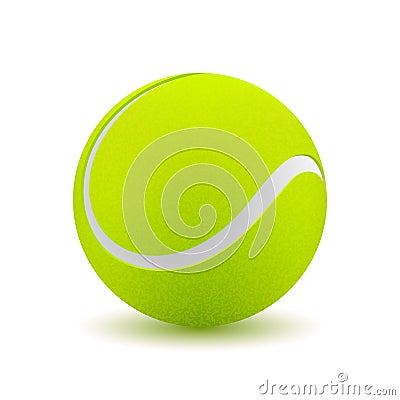 Tennis ball Vector Illustration