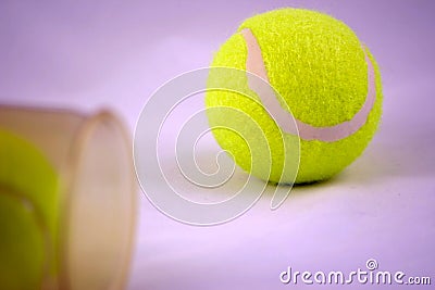 Tennis balls Stock Photo