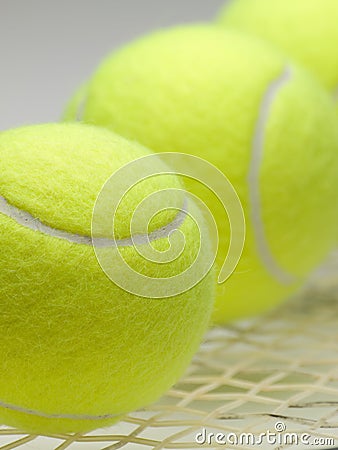 Tennis balls Stock Photo