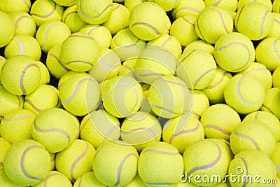 Tennis balls Stock Photo