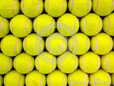 Tennis Balls Stock Photo