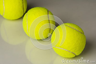 Tennis balls Stock Photo