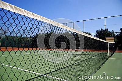 Tennis court Stock Photo