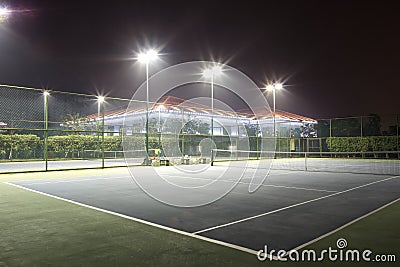 Tennis court Stock Photo