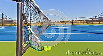 Tennis Courts Stock Photo