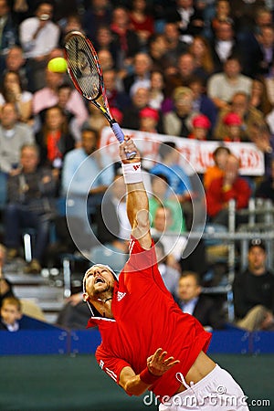 Tennis Davis Cup Austria vs. France Editorial Stock Photo