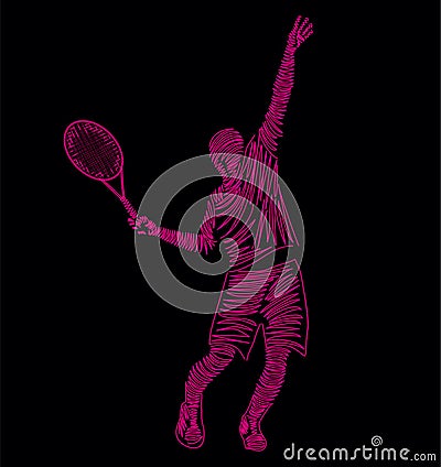 Tennis Vector Illustration