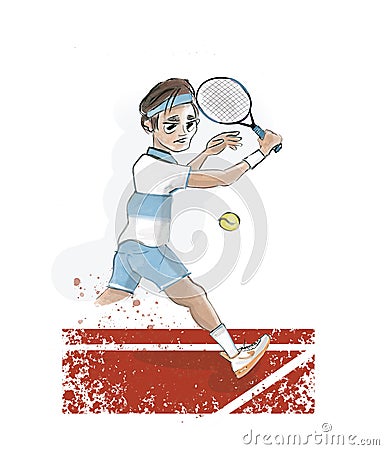 Tennis game on Stock Photo