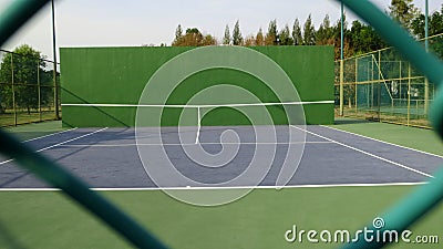 Tennis knock board Stock Photo