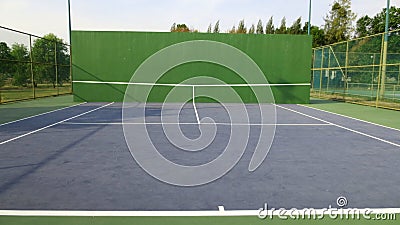 Tennis knock board Stock Photo