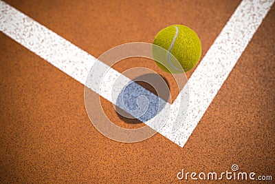 Tennis point Stock Photo