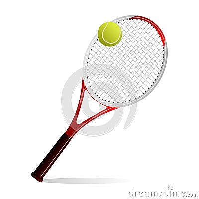 Tennis racket Vector Illustration