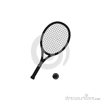 Tennis racket icon Stock Photo