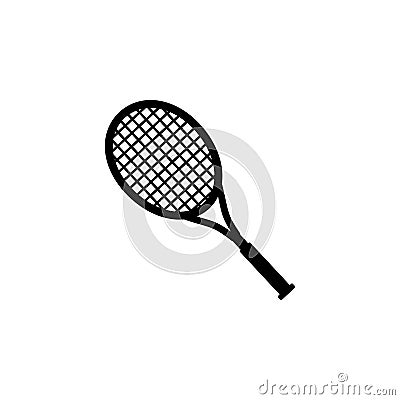 Tennis racquet icon symbol Stock Photo
