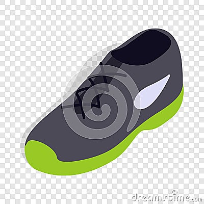 Tennis shoe isometric icon Vector Illustration