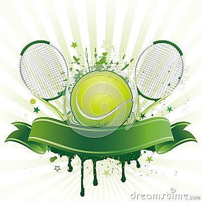 tennis sport Vector Illustration