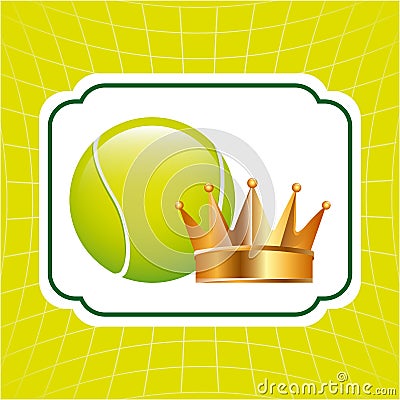 Tennis sport Cartoon Illustration