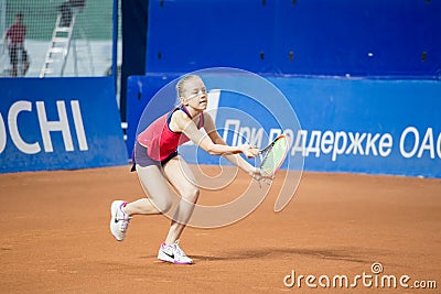 Tennis tournament for prizes of Elena Vesnina Editorial Stock Photo