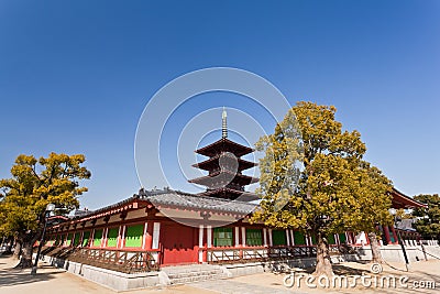 Tennoji temple Stock Photo