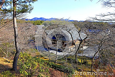 Tenryu-ji, a venerable Zen temple at Arashiyama, Susukinobabacho, Sagatenryuji, Ukyo Stock Photo