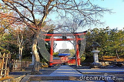 Tenryu-ji, a venerable Zen temple at Arashiyama, Susukinobabacho, Sagatenryuji, Ukyo Stock Photo