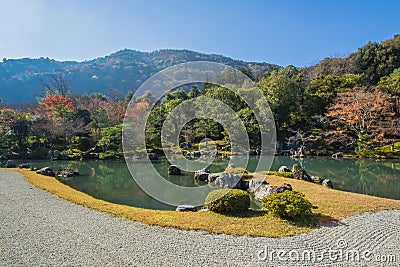 Tenryuji Temple in Arashiyama, Kyoto, Japan Stock Photo