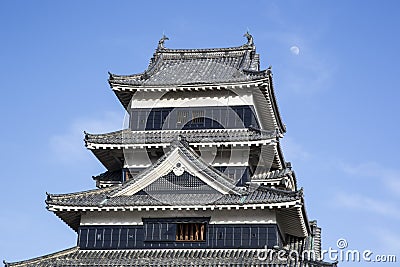 Samurai Matsumoto Tenshu Stock Photo