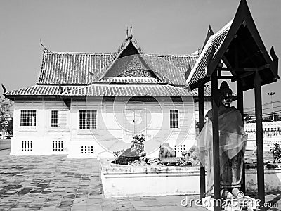 Tent cruciform Chantharakasem National Museum Editorial Stock Photo