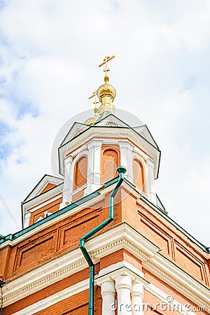 Tent dome of the Cathedral of the exaltation of the cross in Kolomna Stock Photo