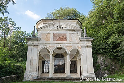 Tenth Chapel at Sacro Monte di Varese. Italy Stock Photo