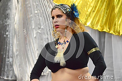 Tenth Muse Normal Belly Dancer Editorial Stock Photo