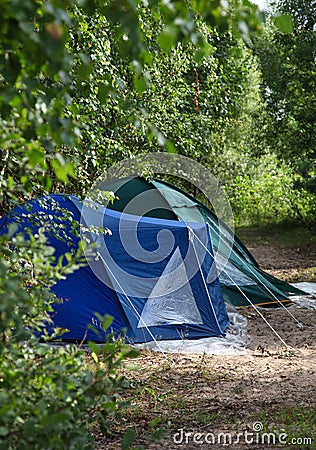 Tents Stock Photo